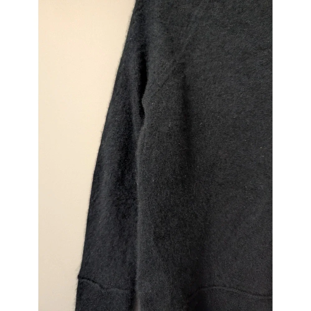 Vince Black 100%‎ Cashmere V-Neck Raglan Sweater Side Slit XS